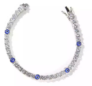 Evil Eye Tennis Bracelet