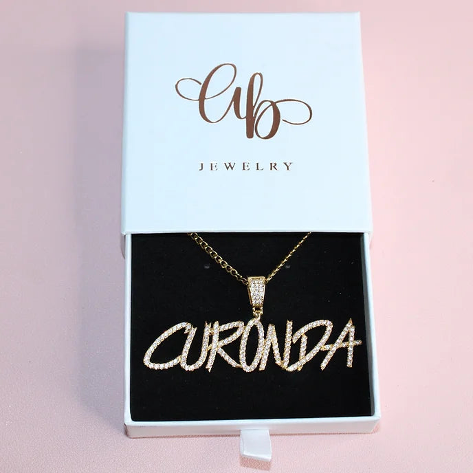 Custom Letter Name Pendant