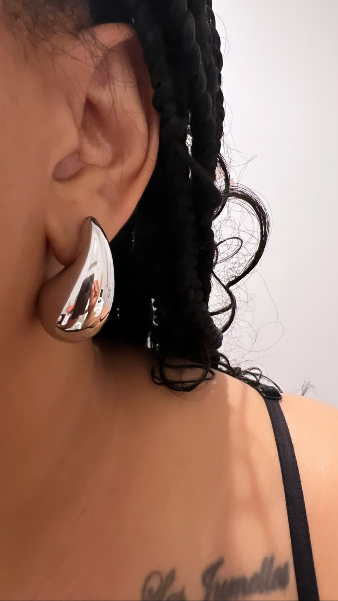 Teardrop Stud Earrings