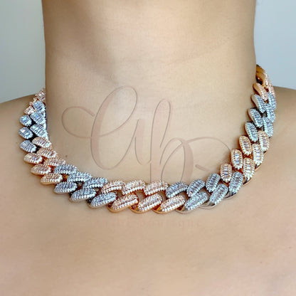 14mm Iced Out Cuban Necklace