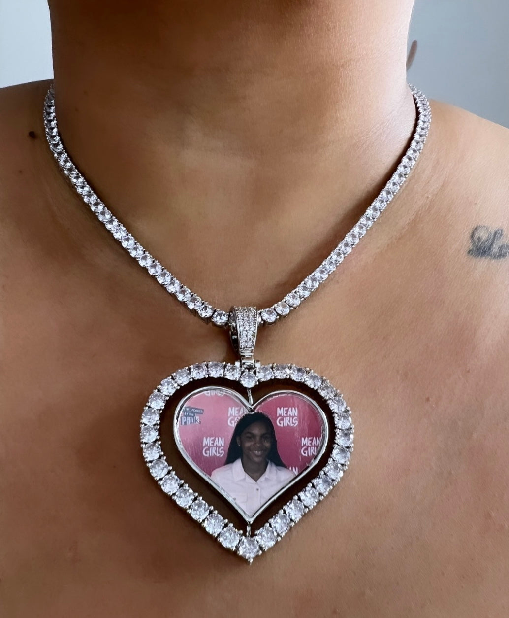 Double Photo Heart Pendant