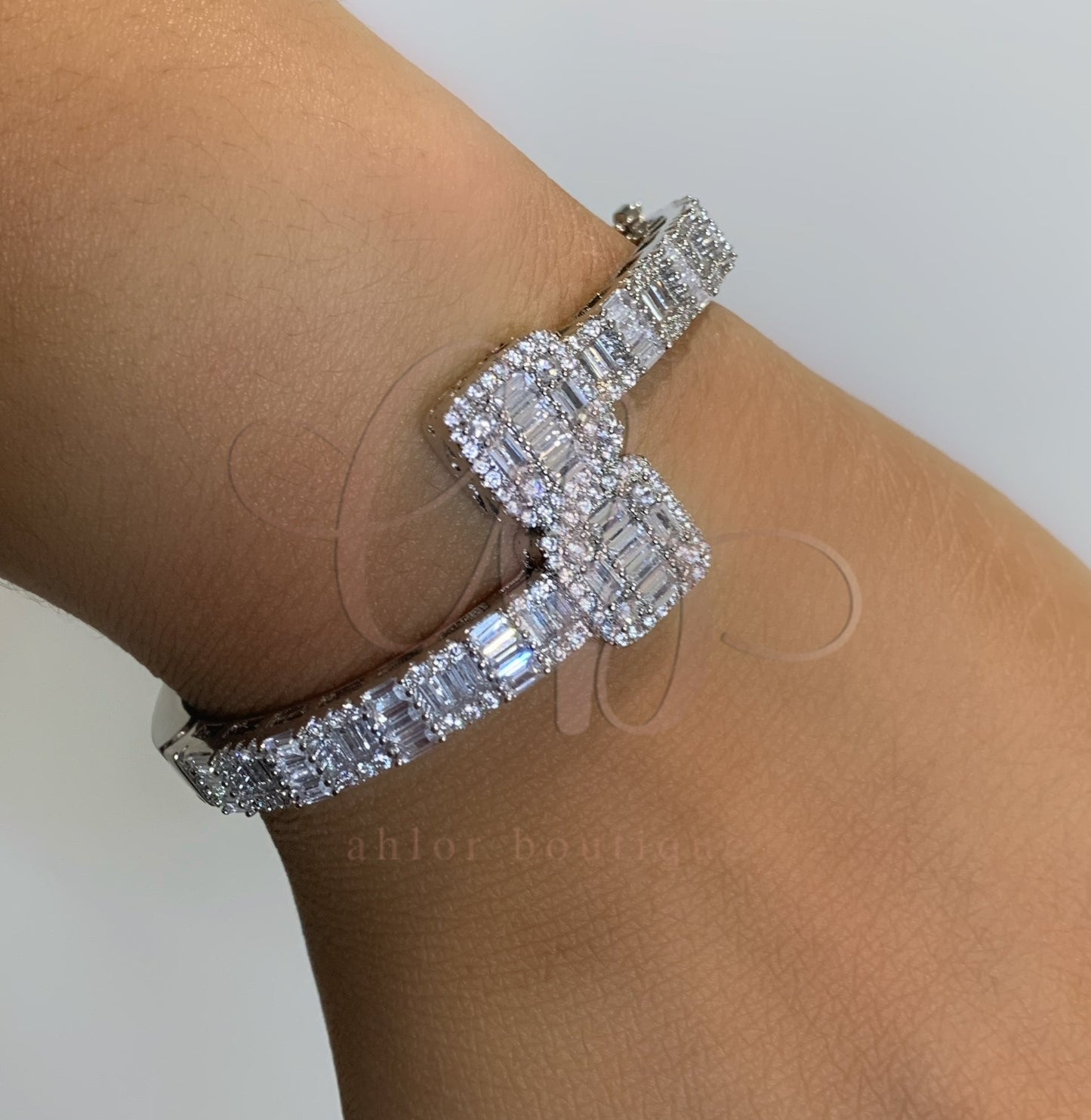 Baguette Bangle Bracelet