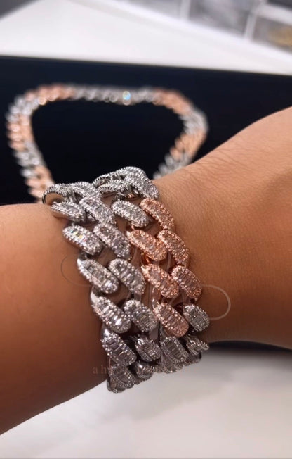 14mm Iced Out Cuban Bracelet