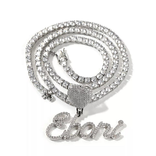 Heart Bail Custom Name Necklace