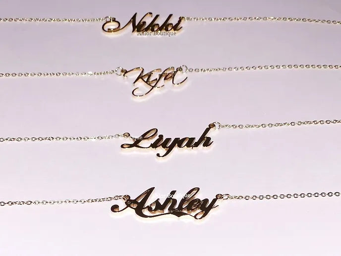 Script Name Necklace