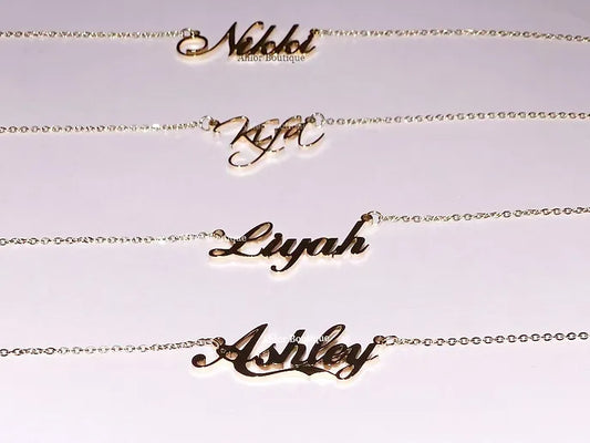 Script Name Necklace