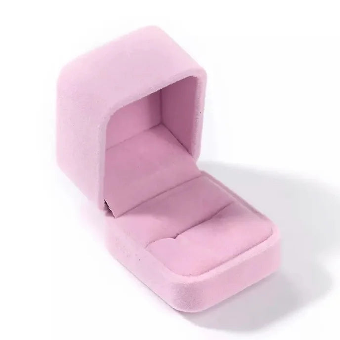 Pink Ring Box Pink Velvet Ring Box – Ahlor Boutique