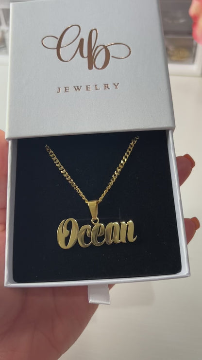 Bold Name Necklace