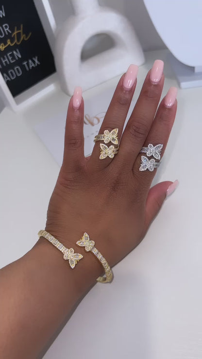 Butterfly Adjustable Ring