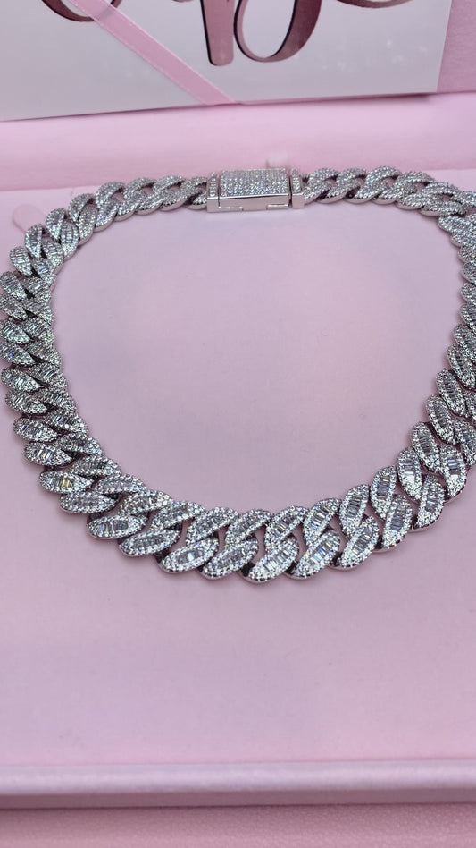 16mm Icy Cuban Necklace