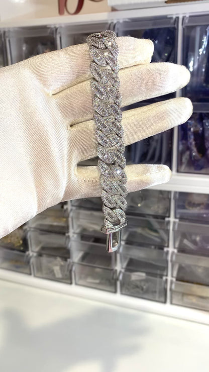 16mm Icy Cuban Bracelet